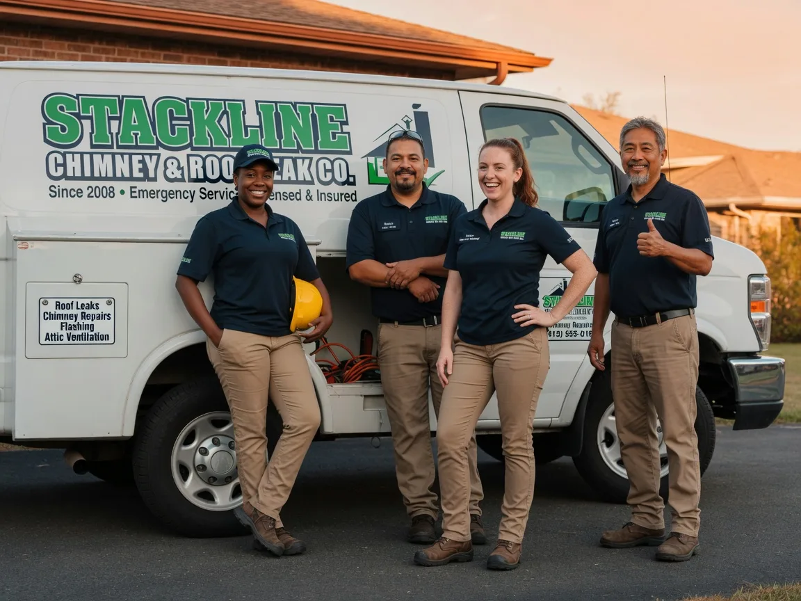 Chimney flashing repair company in Port Royal, VA